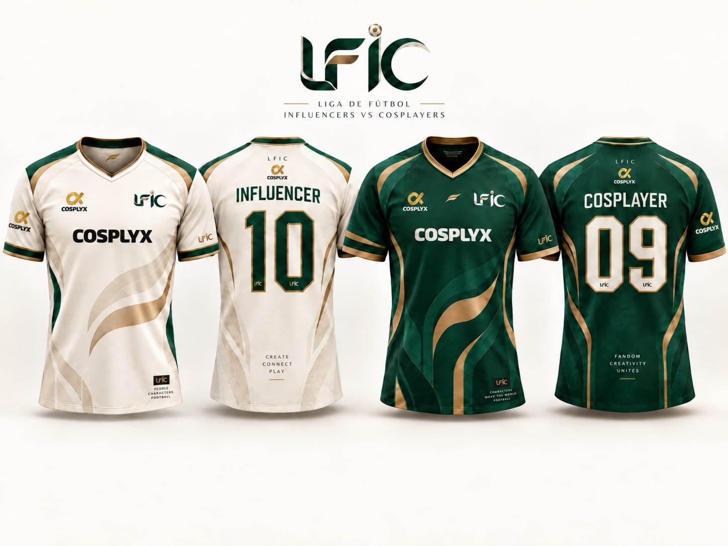 Equipaciones LFIC de Influencers y Cosplayers